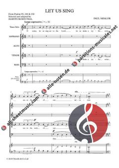 Let us Sing von Paul Mealor 