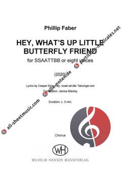 Hey What´S Up Little Butterfly Friend von Phillip Faber 