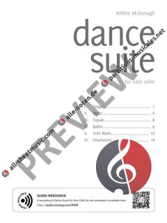 Dance Suite for Solo Cello  von Ailbhe McDonagh 