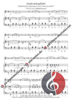 Heute wird gefeiert von Gottfried Hummel (Download) 