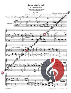 Konzertsatz in E-Dur KV 494a von Wolfgang Amadeus Mozart (Download) 