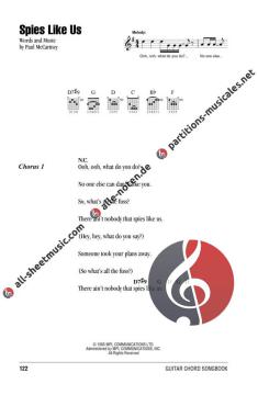 Guitar Chord Songbook von Paul McCartney 