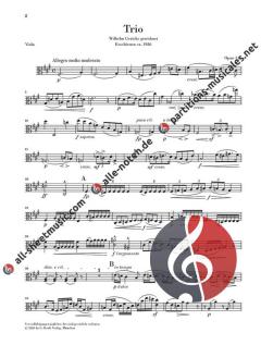 Trio fis-moll op. 115 von Robert Fuchs 