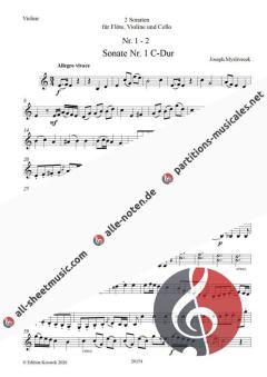 4 Trios Vol. 1 von Josef Myslivecek 