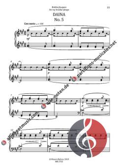 24 Songs for Piano von Jānis Mediņš 