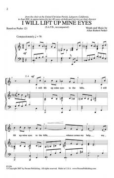 Leo Sowerby: I Will Lift Up Mine Eyes (Allan Petker) 