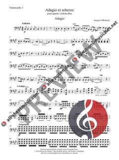 Adagio et scherzo  von Jacques Offenbach 