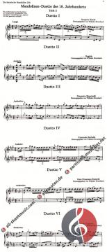 Mandolinen Duette des 18 Jahrhunderts 2 