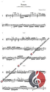 Sonate von Francesco Lecce 