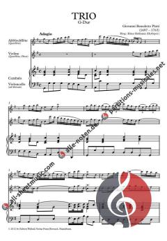 Trio G-Dur von Giovanni Benedetto Platti 