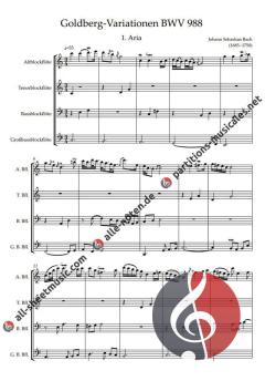 Goldberg-Variationen von Johann Sebastian Bach 