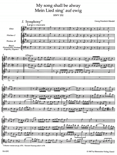 Mein Lied sing' auf ewig (Georg Friedrich Händel) 