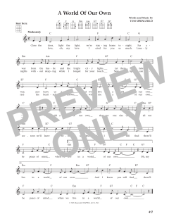 A World Of Our Own von Tom Springfield (Download) 