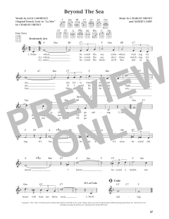 Beyond The Sea von Bobby Darin (Download) 