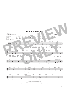 Don't Blame Me (Download) 