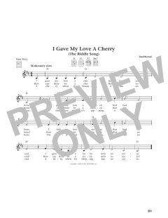 I Gave My Love A Cherry von Traditional (Download) 