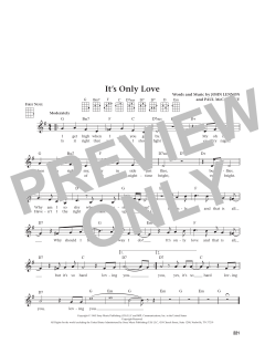 It's Only Love von The Beatles (Download) 