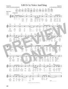 Lift Ev'ry Voice And Sing (Download) 