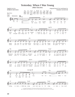 Yesterday, When I Was Young von Roy Clark (Download) 