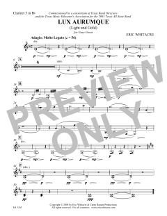 Lux Aurumque von Eric Whitacre (Download) 
