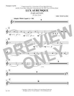 Lux Aurumque von Eric Whitacre (Download) 