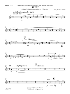 Sleep von Eric Whitacre (Download) 