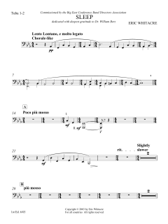 Sleep von Eric Whitacre (Download) 