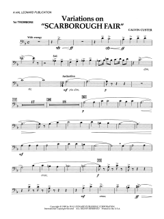 Variations On Scarborough Fair von Calvin Custer (Download) 