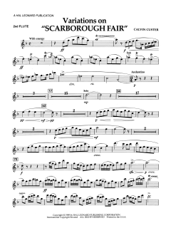 Variations On Scarborough Fair von Calvin Custer (Download) 