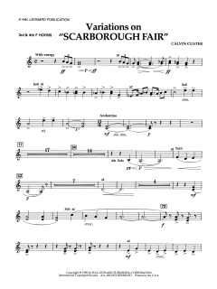Variations On Scarborough Fair von Calvin Custer (Download) 