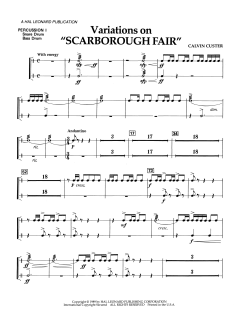 Variations On Scarborough Fair von Calvin Custer (Download) 