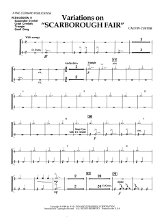 Variations On Scarborough Fair von Calvin Custer (Download) 