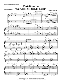 Variations On Scarborough Fair von Calvin Custer (Download) 