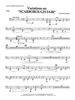Variations On Scarborough Fair von Calvin Custer (Download) 