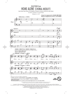 Selections from Home Alone (Choral Medley) von John Williams (Download) 