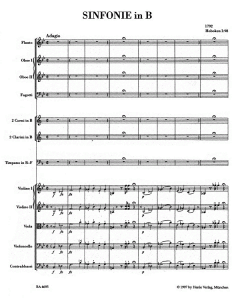 Sinfonie in B-Dur von Joseph Haydn 