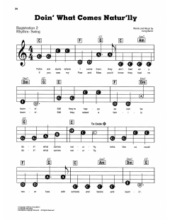 Doin' What Comes Natur'lly von Irving Berlin (Download) 