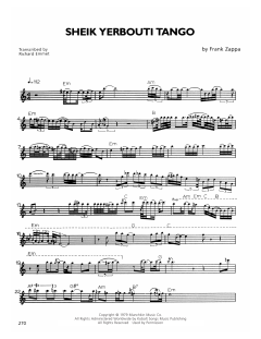 Sheik Yerbouti Tango von Frank Zappa (Download) 