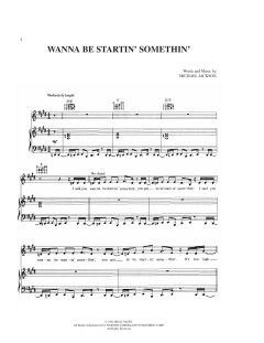 Wanna Be Startin' Somethin' von Michael Jackson (Download) 