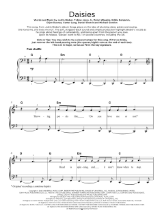 Daisies von Justin Bieber (Download) 