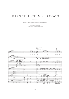 Don't Let Me Down von The Beatles (Download) 