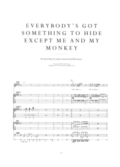 Everybody's Got Something To Hide Except Me And My Monkey von The Beatles (Download) 