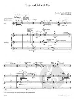 Lieder und Schneebilder von Matthias Pintscher 