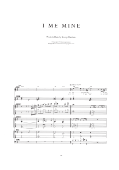 I Me Mine von The Beatles (Download) 