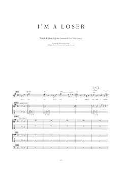 I'm A Loser von The Beatles (Download) 