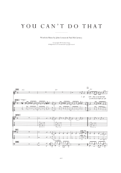 You Can't Do That von The Beatles (Download) 