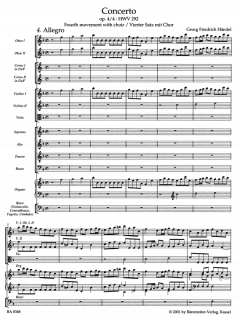 Konzert in F-Dur für Orgel und Orchester von Georg Friedrich Händel 