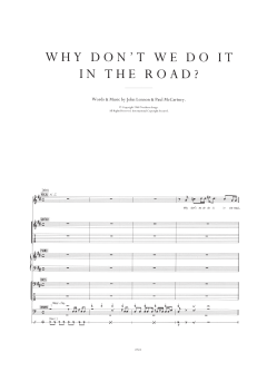 Why Don't We Do It In The Road von The Beatles (Download) 