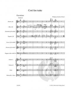 Ouverture zu ?Cosi fan tutte? KV 588 von Wolfgang Amadeus Mozart 