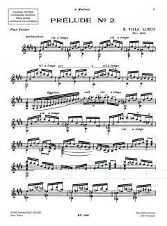 5 Präludien Nr. 2 von Hector Villa-Lobos 
